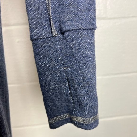 Earthbound hooded tunic size small thumbholes open front Top - Picture 5 of 7